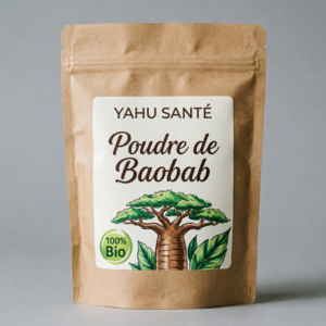 Poudre de Baobab Naturelle YAHU SANTÉ | Kraft 150g
