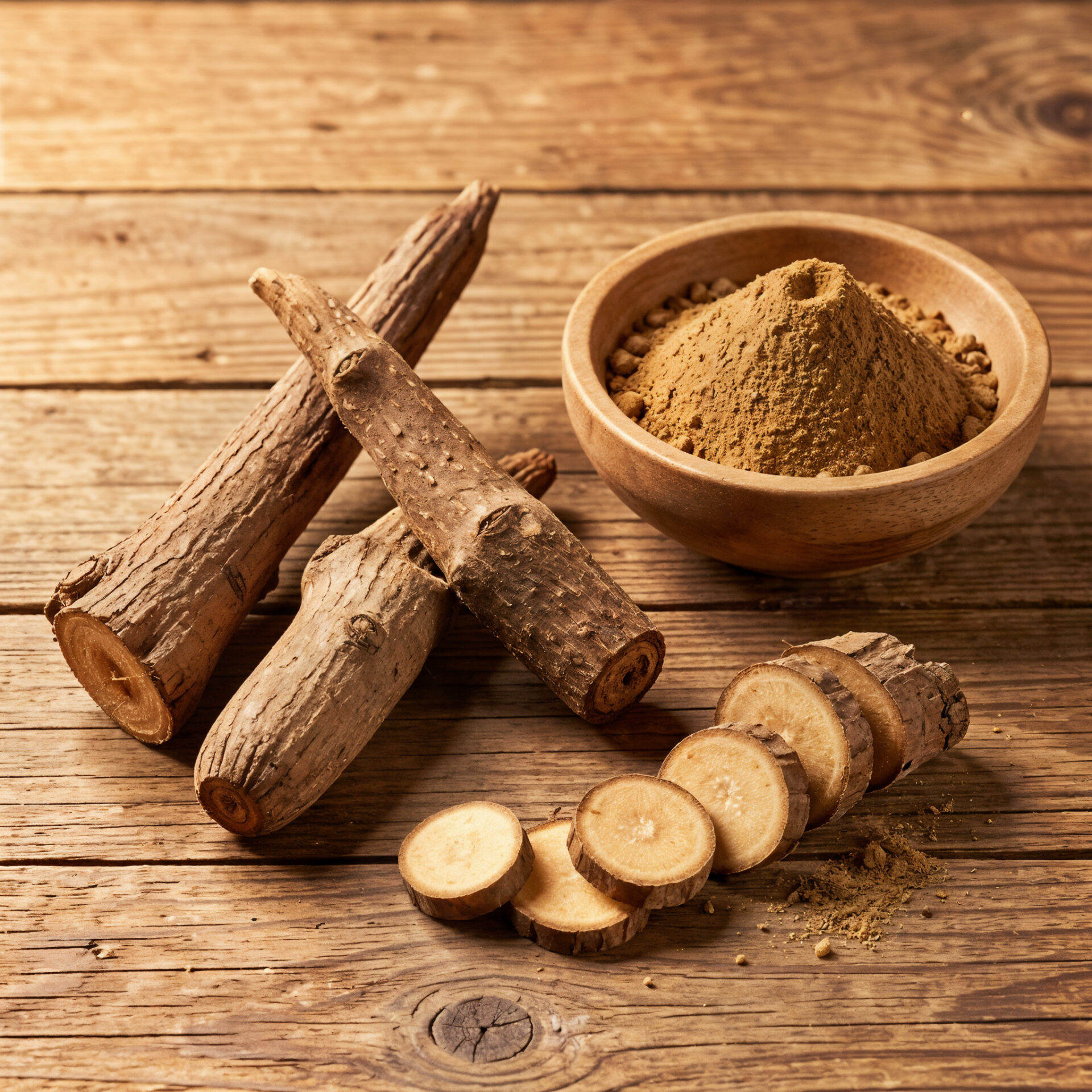 Tubercules secondaires séchés et poudre de griffe du diable